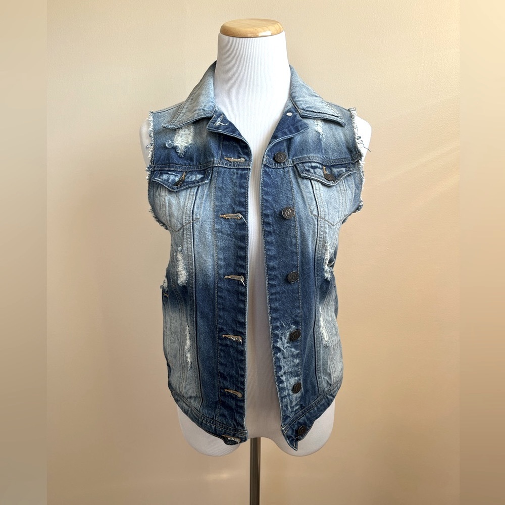 {Cello} denim vest